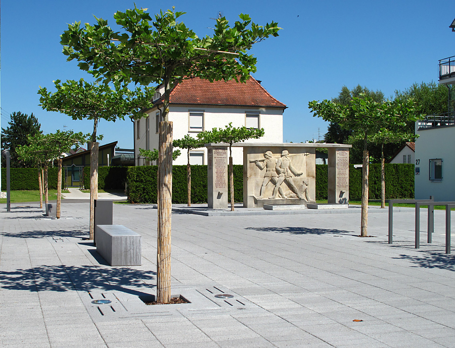 Anwendung von ARCADO Pflastersteinen in Meckenbeuren