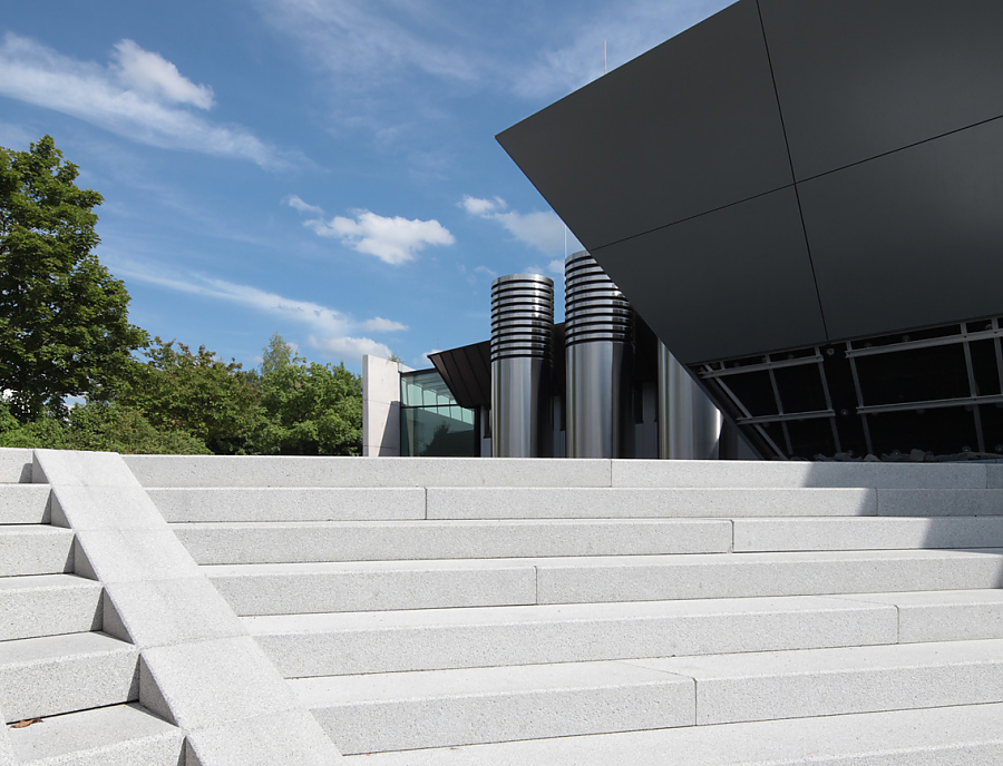 ARCADO Stufen bei der Stadthalle Balingen